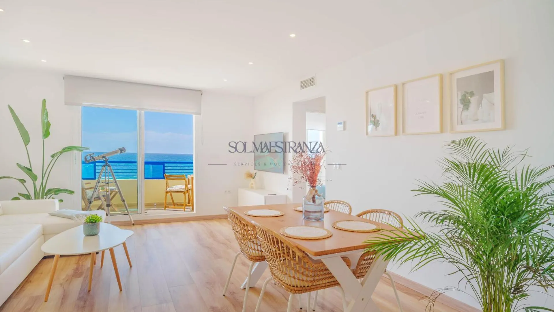 Marbella Beach Front View By Sol Maestranza Hiszpania